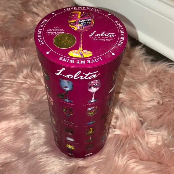 Lolita Birthday Girl Wine Glass - Picture 8 of 8